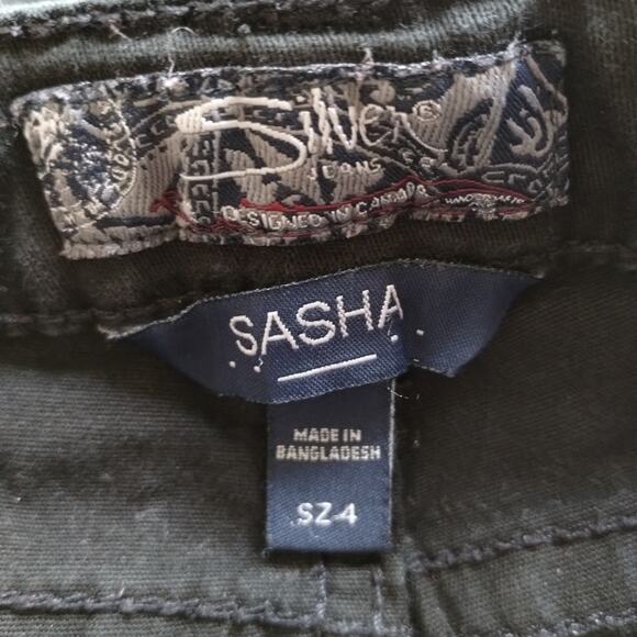 Silver Jeans Co Little Girls Black Sasha Slim Straight Denim Jeans Size 4 - Picture 8 of 9